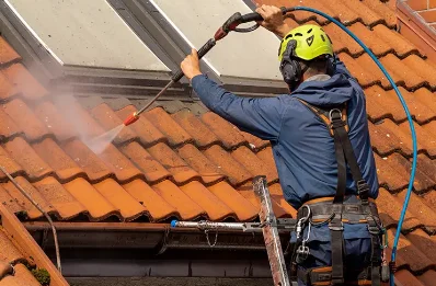 Démoussage et hydrofuge de toiture à Germonville